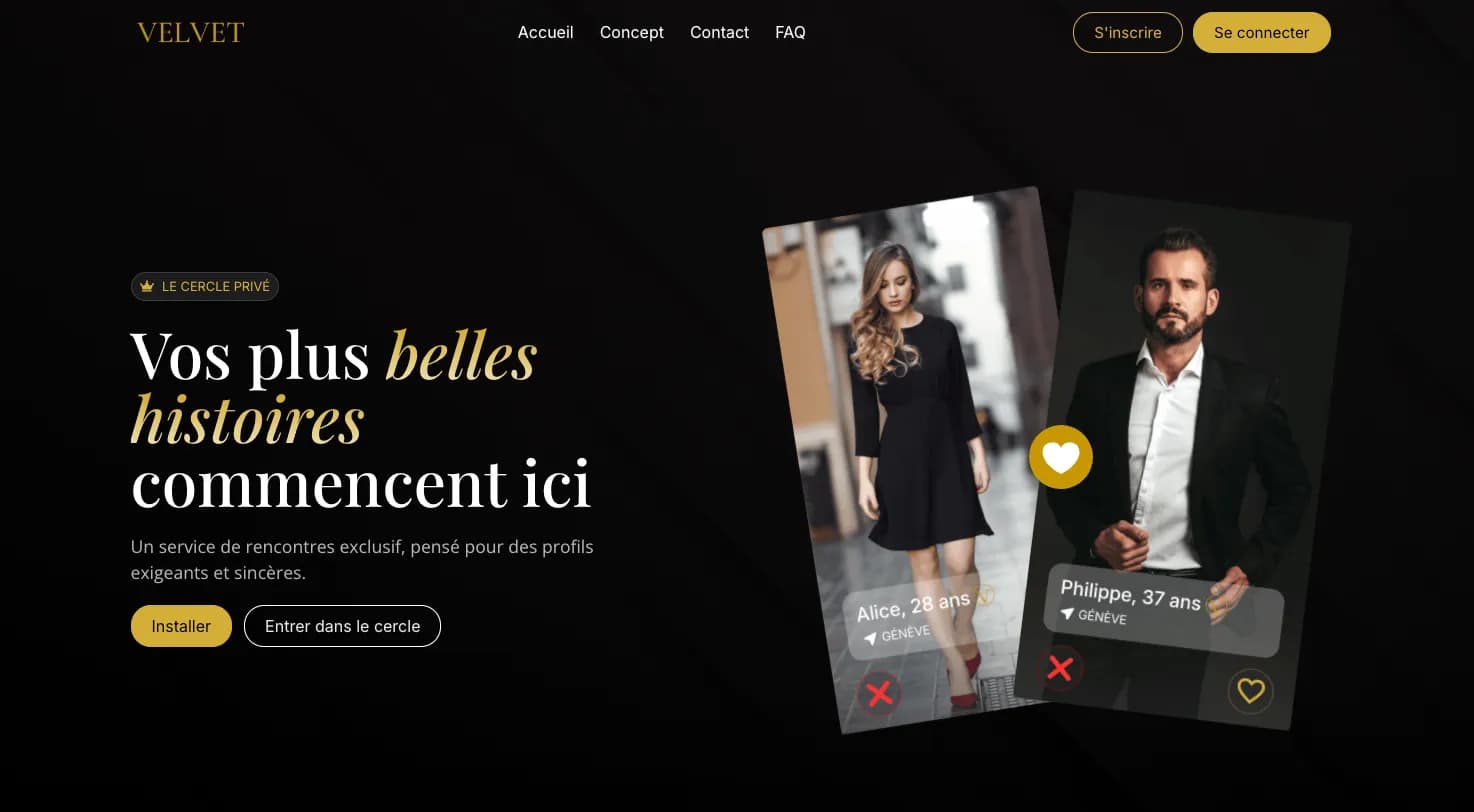 Velvet — Dating premium